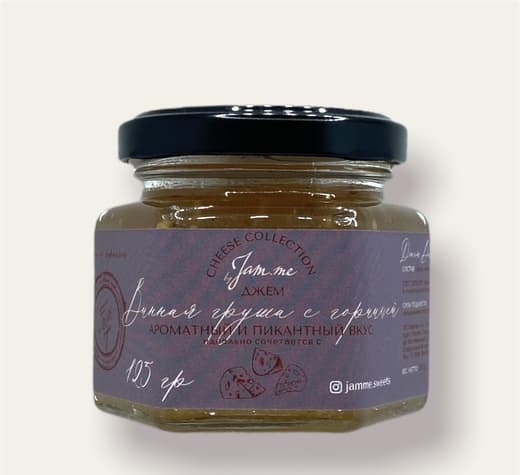 Джем Jam.me «Винная груша с горчицей», 125 г