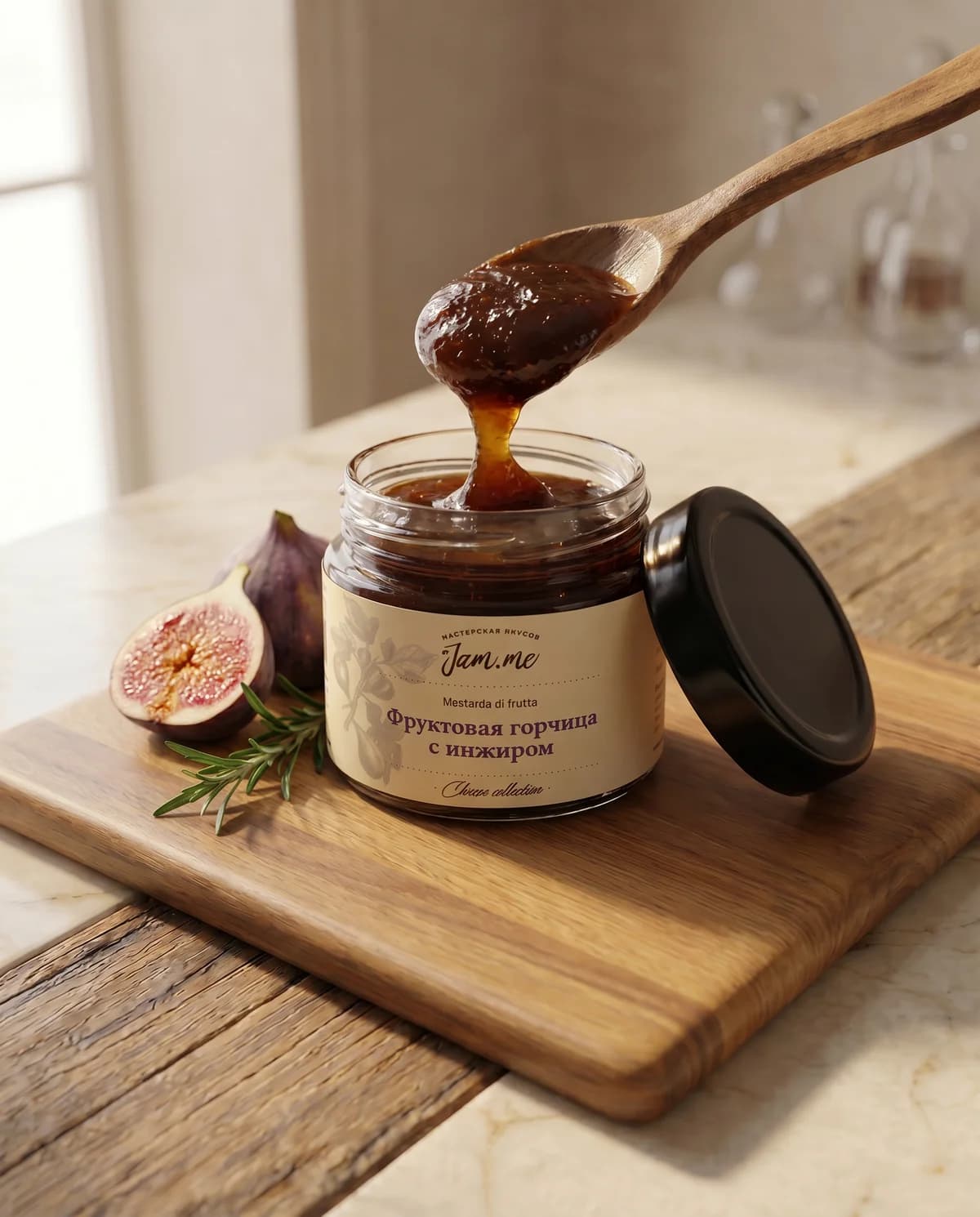 Горчица фруктовая Jam.me с инжиром, 100 г