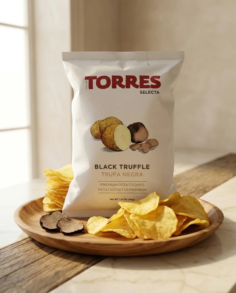 Чипсы Torres Selecta с чёрным трюфелем, 40 г