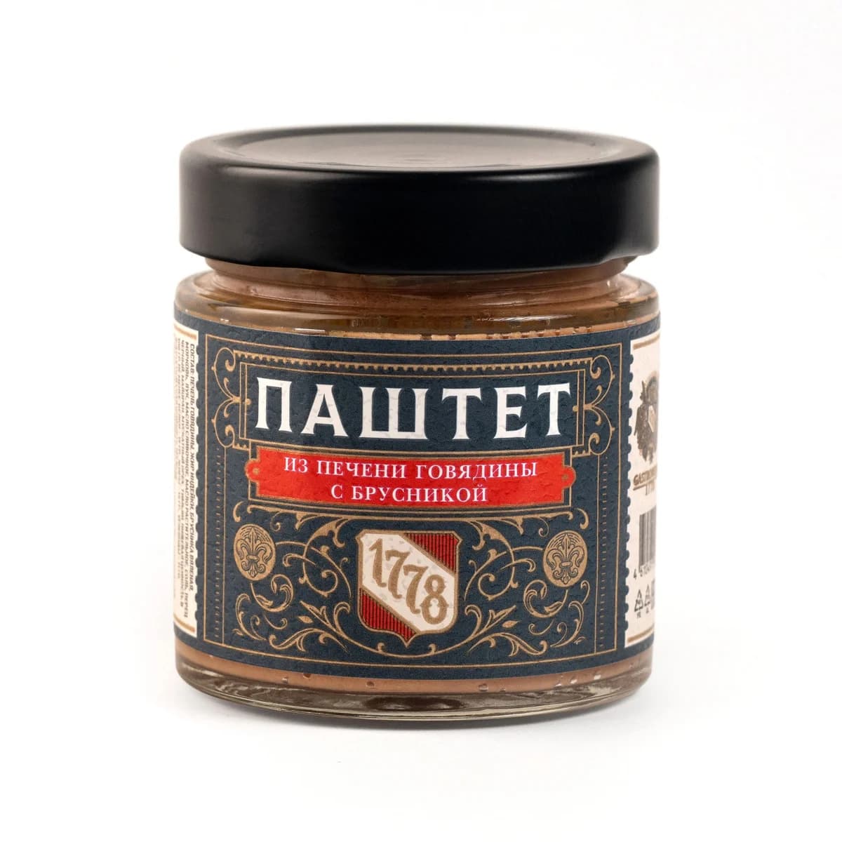 Паштет из говяжьей печени с брусникой, 170 г, Стейк Стор