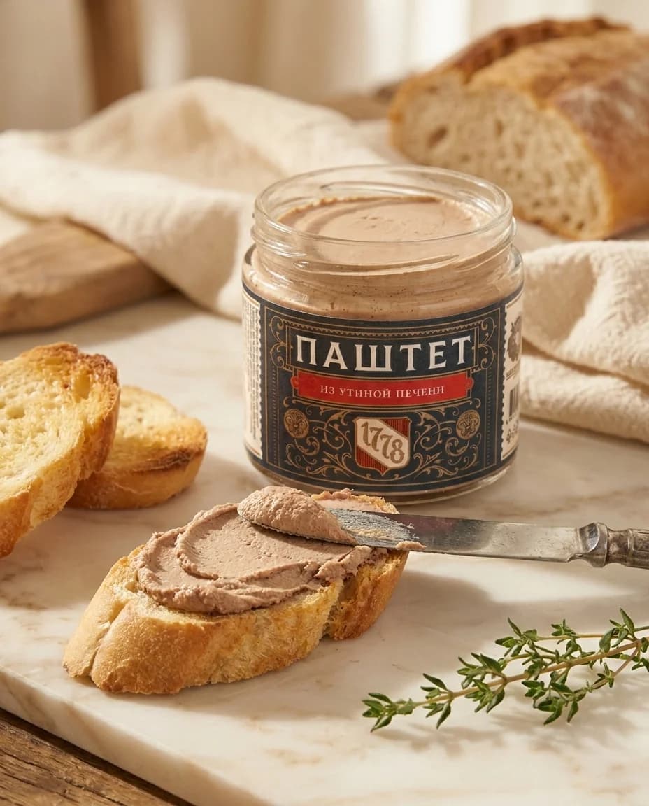 Паштет из утиной печени, 170г., Стейк Стор