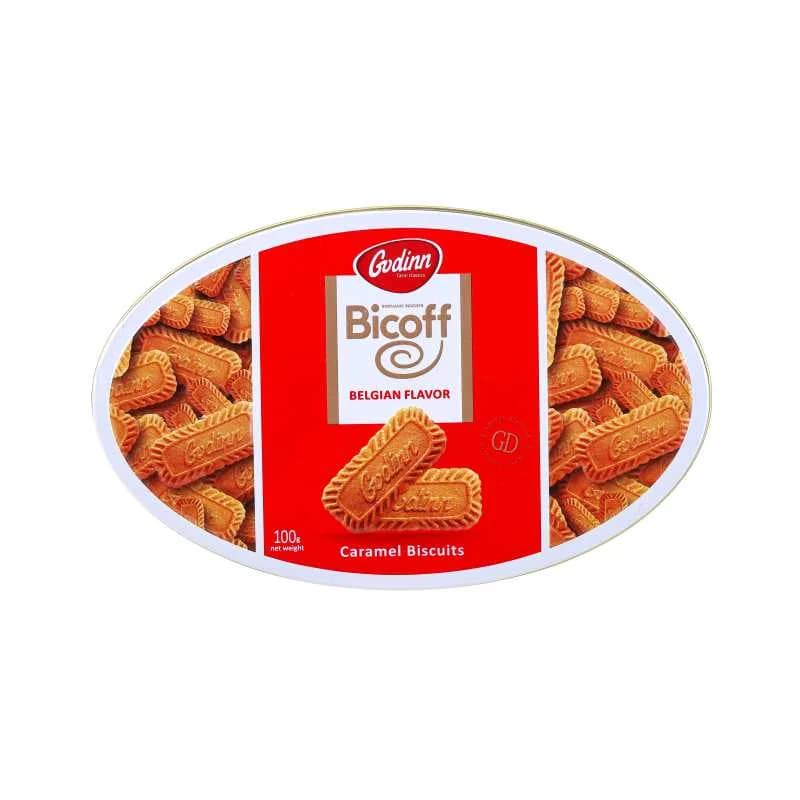 Печенье карамельное Godinn Bicoff, ж/б, 100г