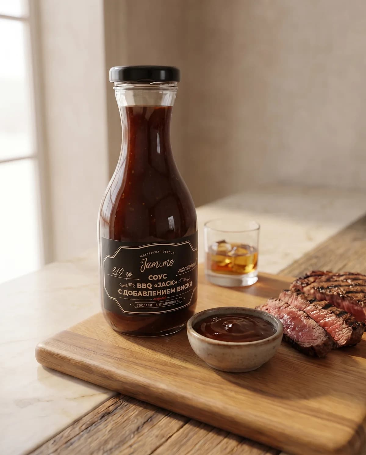Соус Jam.me BBQ с виски, 310 г