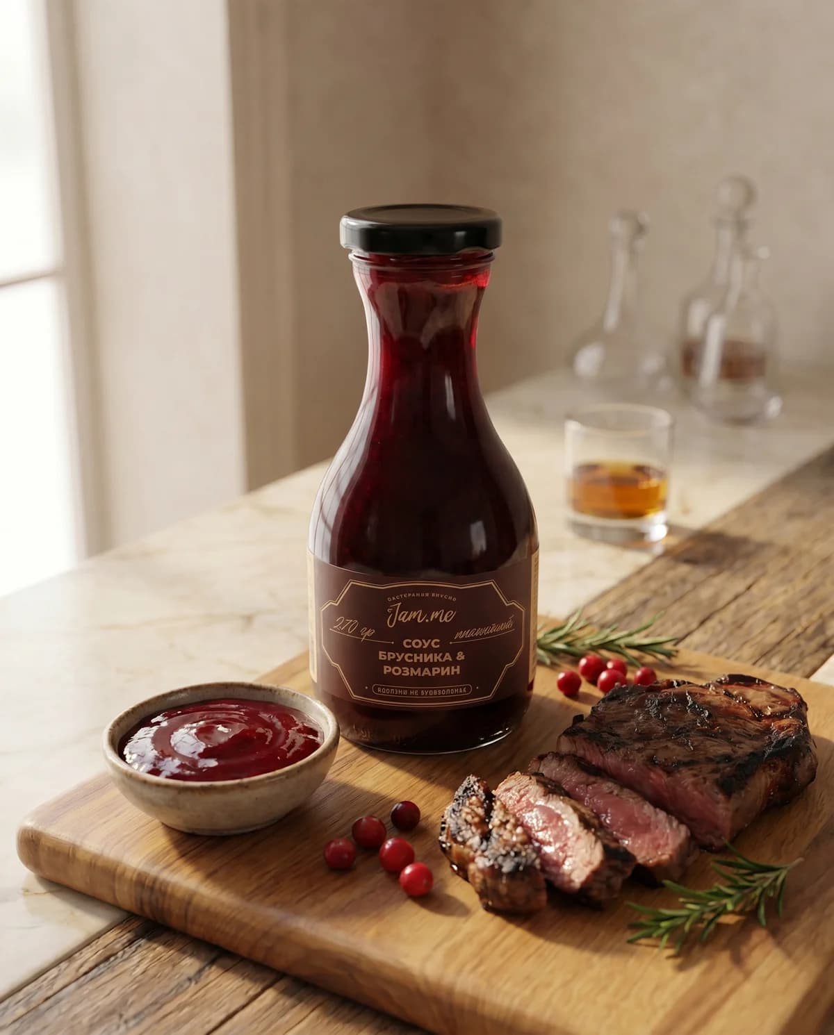 Соус Jam.me «Брусника & розмарин», 270 г
