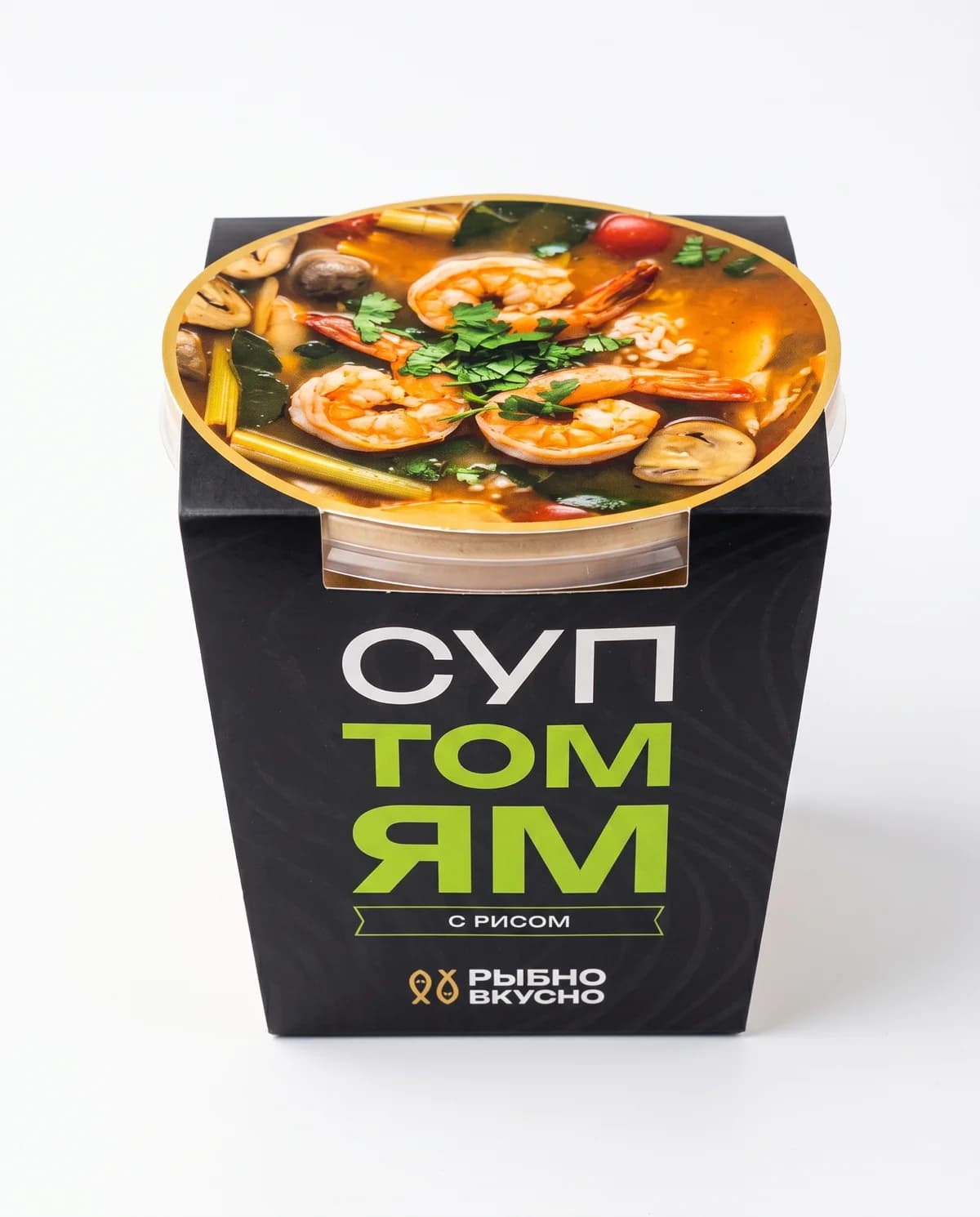 Суп Том ям с рисом, Рыбно-Вкусно, 350 г