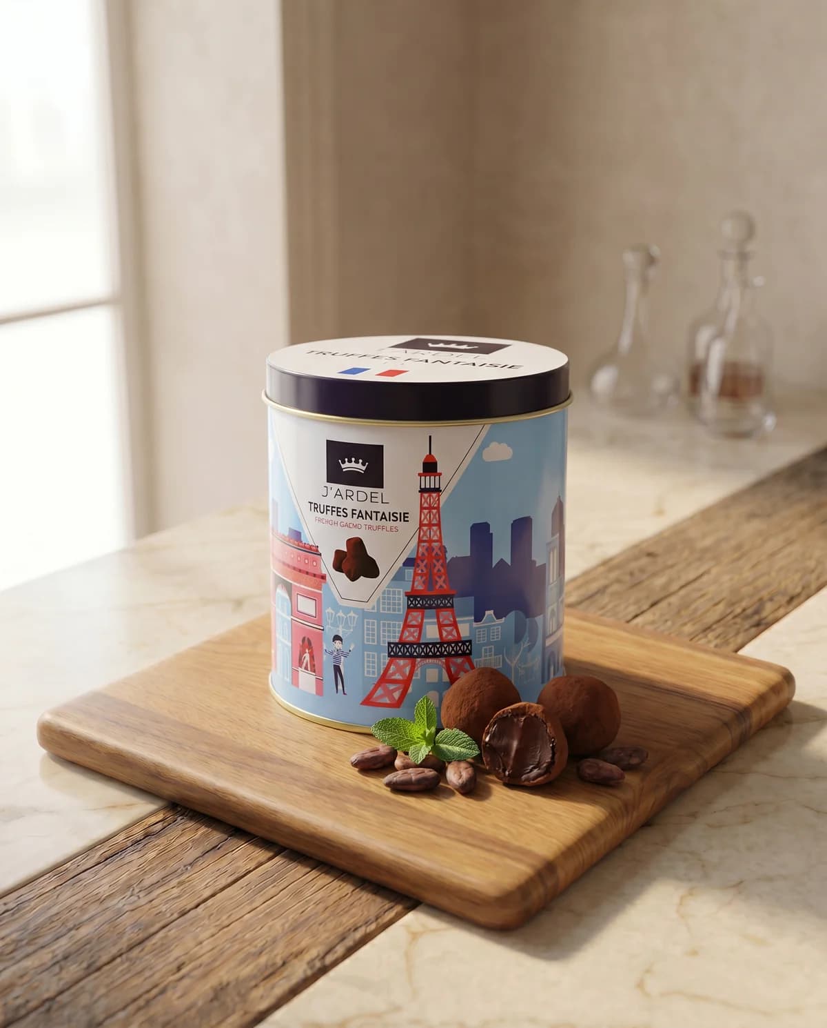 Французские трюфели J'ardel Truffle Chocolates с апельсиновыми цукатами, 200г